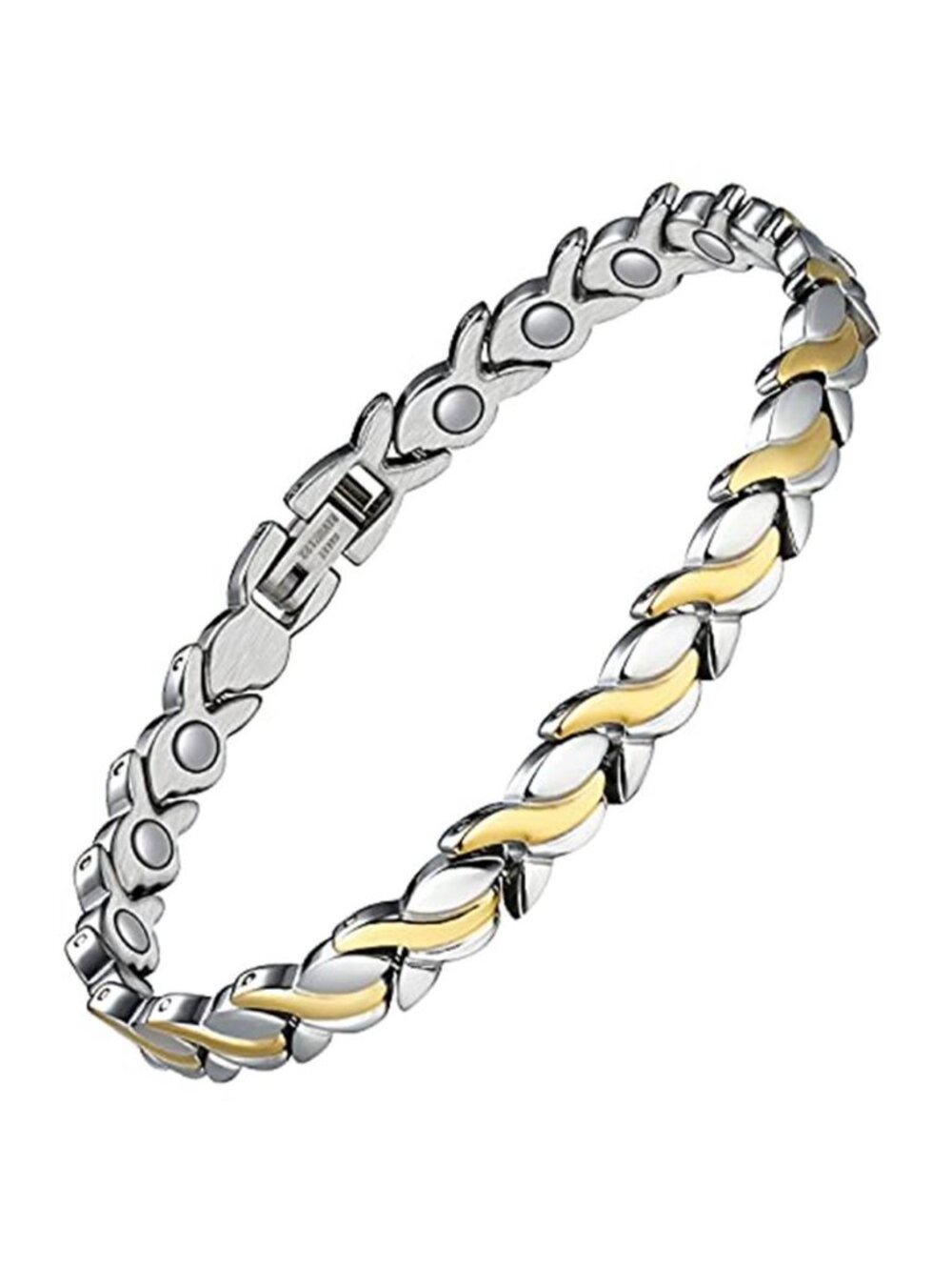 Magnetic Therapy Bracelet Pain Relief Adjustable Wrist Wellness Support Strap